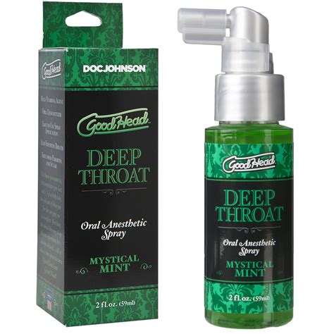 numbing spray for deep throat|GoodHead™ To.